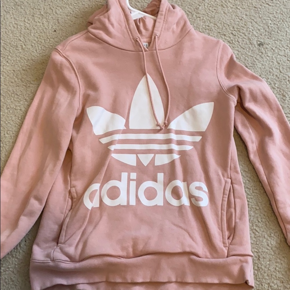 Pink adidas hoodie